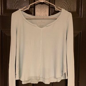 American Eagle Blue Long Sleeve